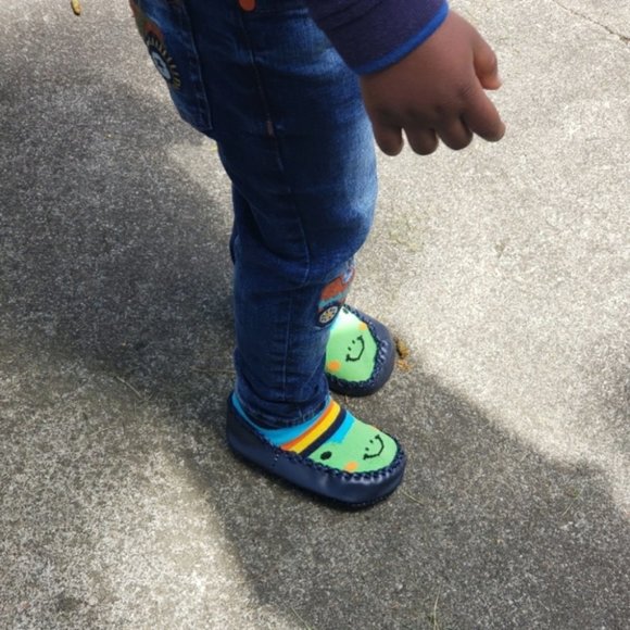 Baby Shoes Socks Animal Infant Sock Shoe Black New - Picture 5 of 16